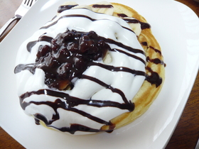 私の好きな食べ方!甘甘ホットケーキ♪