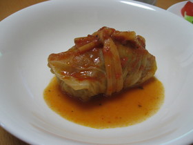 圧力鍋でロールキャベツ
