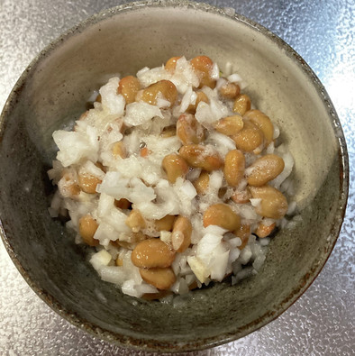 たまねぎ納豆(微塵切り玉葱)の写真