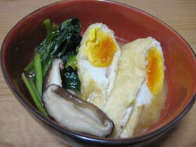 たまご巾着煮