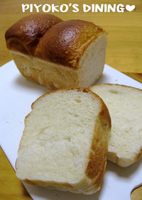 パウンド型で❀爽やか手捏ねカルピス食パン
