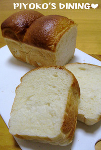パウンド型で❀爽やか手捏ねカルピス食パン