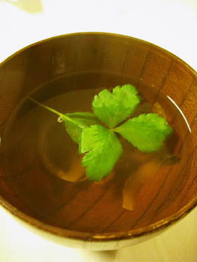 ダブルねぎのお吸い物・・・