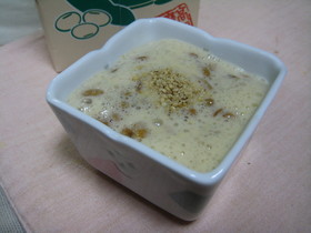 ○私の納豆の食べ方○ 豆乳♡納豆