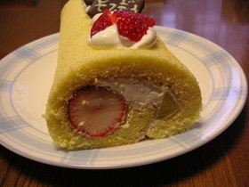 フルーツロールケーキ☆