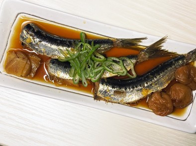 「簡単煮魚」イワシの梅煮の写真