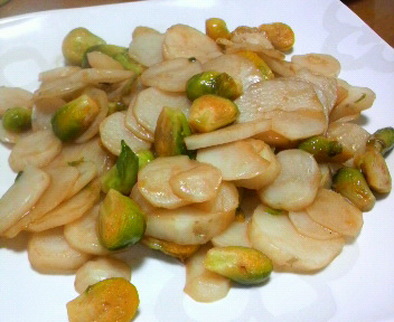 菊芋のオイスター炒めの写真