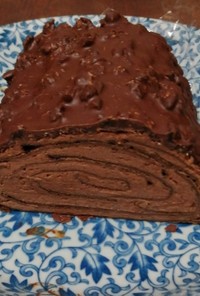 チョコレートクレープケーキ
