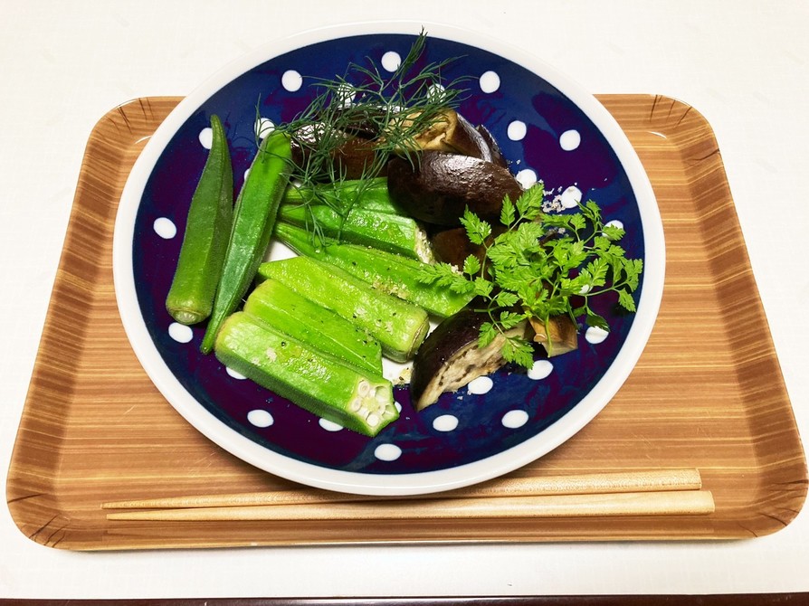 簡単なのにオシャレな蒸し野菜サラダの画像