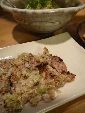 お家で焼き鳥屋さん♡簡単!鶏のネギ塩焼き