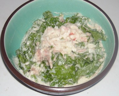 乾燥ポテトのクリームチャウダー風味サラダの写真