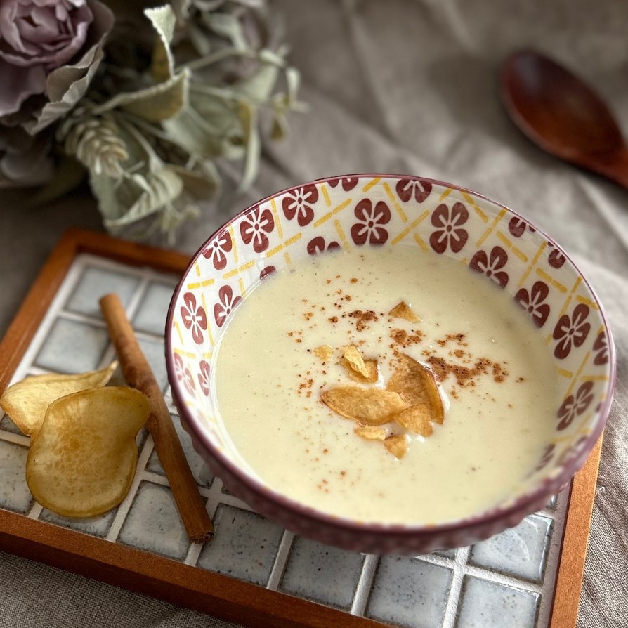 焼き芋と甘酒のデザートスープの画像