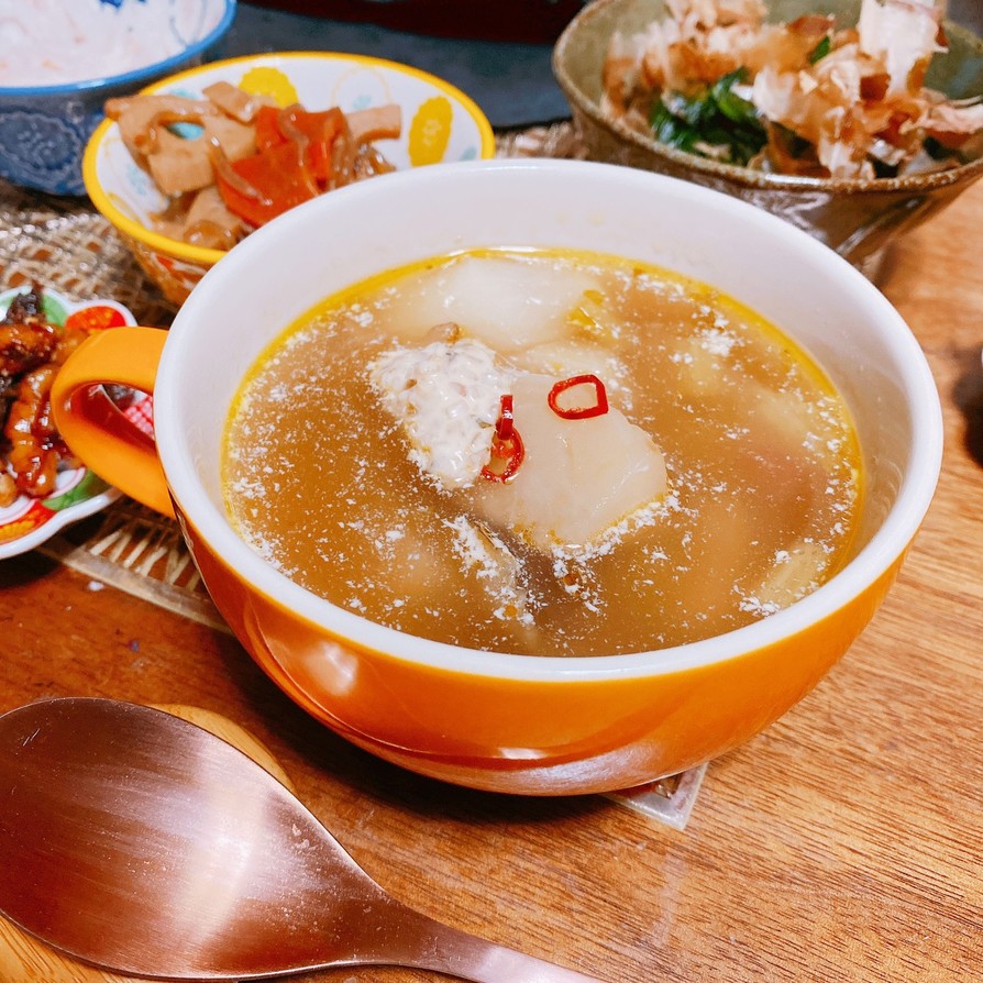 蕪でボルシチ風スープの画像