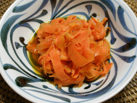 レンジで2分にんじんサラダ