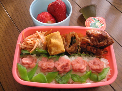 小学生のお弁当（春休み編）3の写真