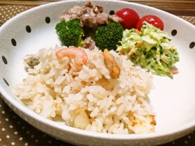 5分でお手軽☆シーフードチャーハン