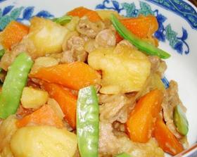 【簡単・肉じゃが】 砂糖と醤油だけ