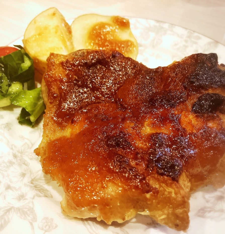 鶏モモ肉とジャガイモの味噌マヨネーズ焼きの画像