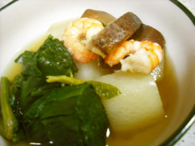 野菜の炊き合わせwith八方だし