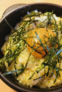 鍋の〆●あまから鍋からの雑炊／目玉丼