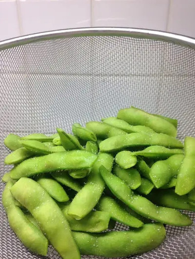 枝豆のおいしい茹で方の写真
