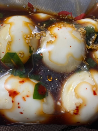 韓国風っぽい煮卵の写真