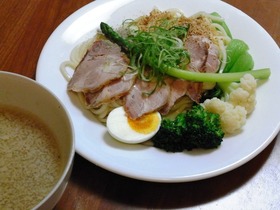 つけ麺・バーニャカウダ風(和風味)