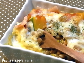 ☆納豆たまごグラタン☆