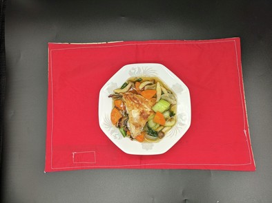 鯛かまの中華風野菜あんかけの写真