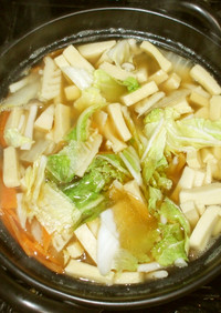 高野豆腐白菜スープ♪簡単ダイエット