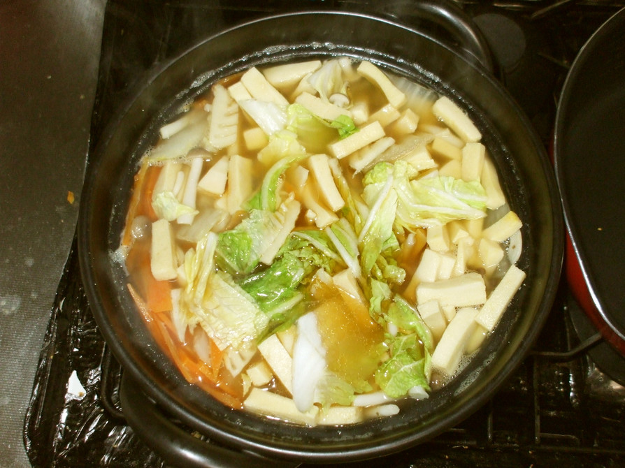 高野豆腐白菜スープ♪簡単ダイエットの画像