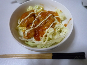 ご飯が進む!鶏マヨチリ♪♪