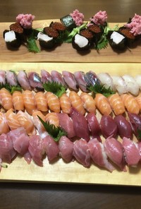 市場鮮魚にぎり寿司