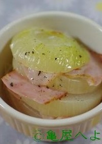 新玉ねぎ丸ごと！簡単レンジ蒸し♪