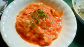 チキンカチャトーラ(鶏肉のトマト煮)