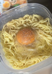 レンチンで簡単油そば風！節約ズボラ飯♪