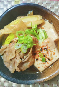 ワンボウル肉豆腐