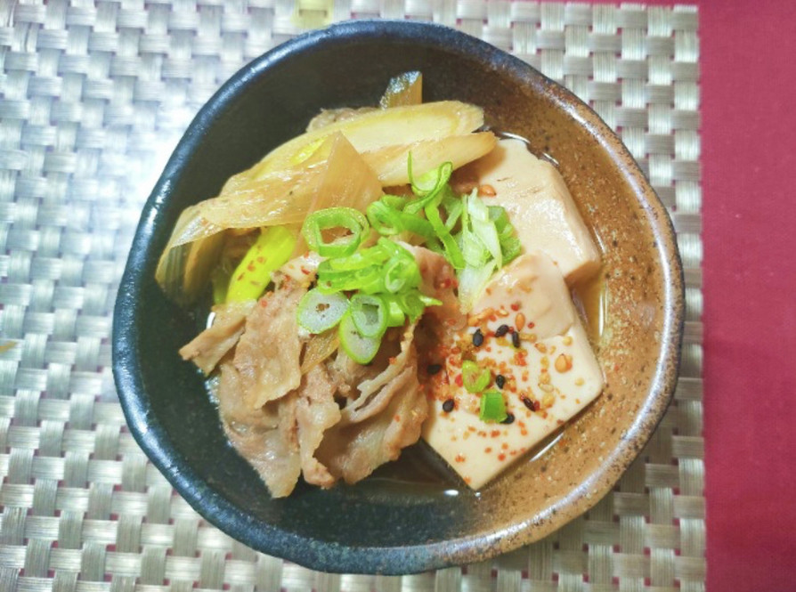 ワンボウル肉豆腐の画像