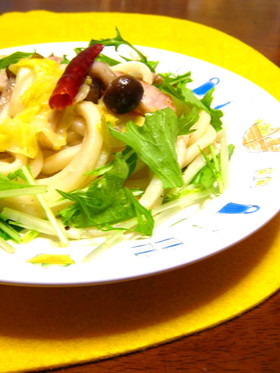 ぺペロンチーノ風焼うどん✿