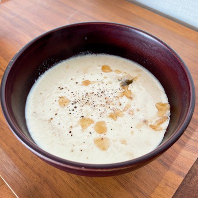 かんたん鹹豆漿◎台湾のふるふる豆乳スープの写真