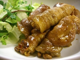 豚肉のえのき巻き★ごまポン風味