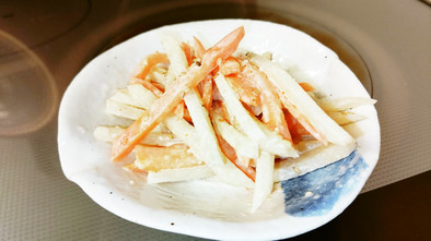 ヤーコンとにんじんのマヨ味噌唐辛子の写真