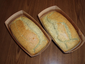 煎茶と米粉のパウンドケーキ