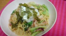レタスとだいこんの和風っぽいパスタ