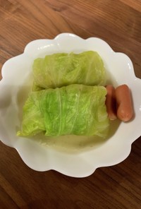 洋風☆野菜たっぷり簡単ロールキャベツ