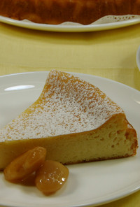 白花豆のチーズケーキ