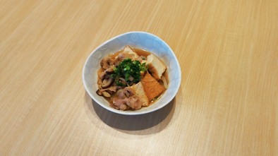 厚揚げ肉豆腐の写真