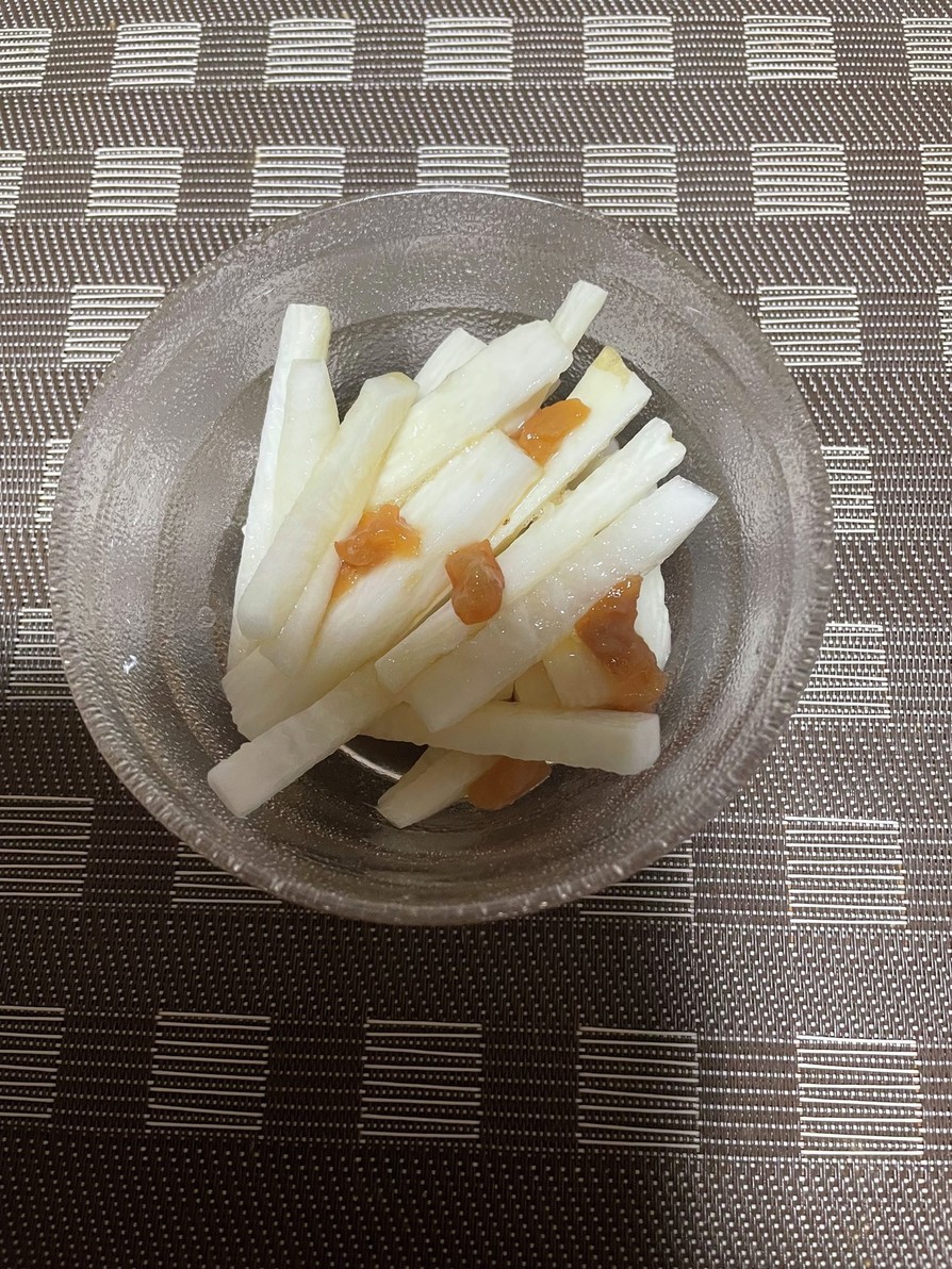 長芋と大根のポン酢梅肉和えの画像