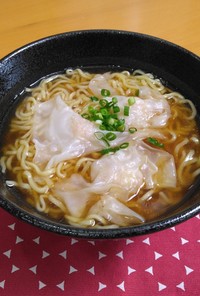 【美人レシピ】えびワンタン麺