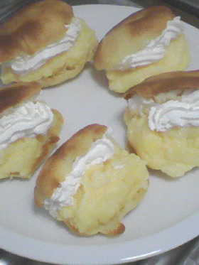 ホットケーキミックスDEシュークリーム